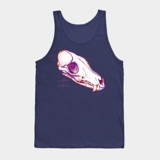 Red Fox Skull Tank Top